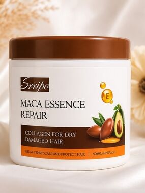 Srribo Maca Essence Repair Collagen Hair Mask 500ml